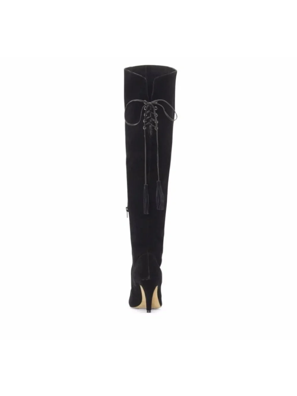 VINCE CAMUTO Boots Cherline Black Suede Leather Over the Knee Boots SZ 6 NEW